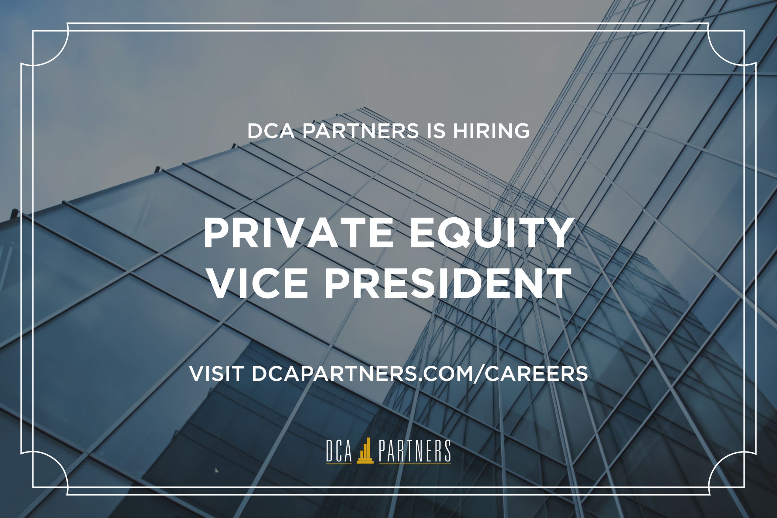 Private Equity VP Opportunity